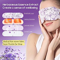 Prociv 16 Packs Steam Eye Masks For Dry Eyes Spa Warm Eye Mask Relief Eye Fatigue Hot Sleep Eye Mask For Puffy Eyes Mask Lave