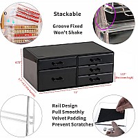 Office Desktop Storage Box Rectangular Desktop Drawers Plastic Makeup Storage Containers Bins With Drawers Desk Organization Pul