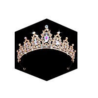 Kamirola Queen Crown And Tiaras Princess Crown For Women Crystal Headbands For Bridal Princess For Wedding And Party