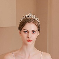 Kamirola Queen Crown And Tiaras Princess Crown For Women Crystal Headbands For Bridal Princess For Wedding And Party