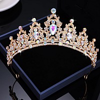 Kamirola Queen Crown And Tiaras Princess Crown For Women Crystal Headbands For Bridal Princess For Wedding And Party