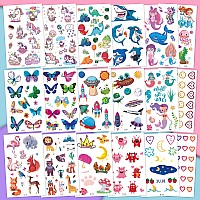 Metker Waterproof Temporary Tattoos 150 Sheets 1700 Different Designs Temporary Tattoo Sheets For Kids Safe For Face And