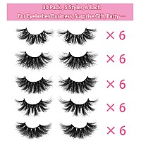 25Mm Mink Eyelashes Wholesale Ninglash 30 Pack False Eyelashes Dramatic Real Mink Eyelashes Thick Handmade Full Strip Lashes