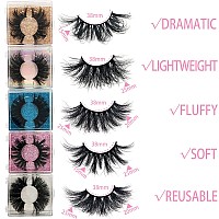 25Mm Mink Eyelashes Wholesale Ninglash 30 Pack False Eyelashes Dramatic Real Mink Eyelashes Thick Handmade Full Strip Lashes