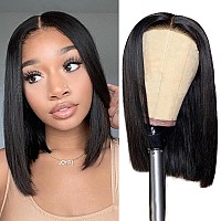 Foreverlove Bob Wig Human Hair Glueless 4X4 Lace Front Wigs Human Hair Straight 180 Density Overshoulder Length Bob Wigs Human