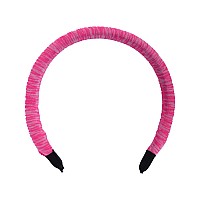 Motique Accessories Padded Headband For Women For Women Pink Stripe