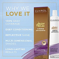 Clairol Professional Permanent Crme 3V Medium Violet 2Oz