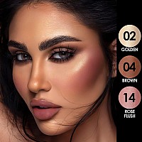 Focallure 3 Pcs Cream Contour Sticksshades With Highlighter Bronzer Blushnongreasy Longwear Face Contouring Peneasy To