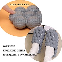 Bubble Slides Slippers For Women Men Funny Massage Slippers Golf Ball Slides Cloud Cushion Thick Sole Spa Slides Nonslip Stress