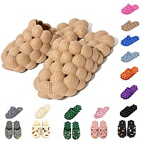 Aiminuo Bubble Slides Slippers For Women Men Funny Massage Slippers Golf Ball Slides Cloud Cushion Thick Sole Spa Slides Nonsli