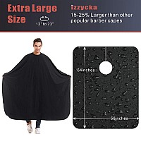 izzycka 5 Pack Barber Cape for men, Salon Large Hair Cutting Cape, 64