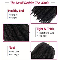 Spring Twist Hair Marley Twist Braiding Hair 26Inch Crochet Hair 6Packs Afro Twist Hair Cuban Twist Hair Marley Twist Hair Kinky