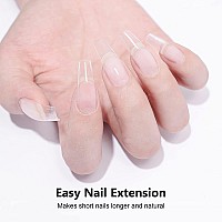 Xd Poly Gel Nail Kit 56G Natural Clear Color Poly Nail Gel Kit Quick Dry Nail Extension Balance Builder Nail Gel With Nail Form