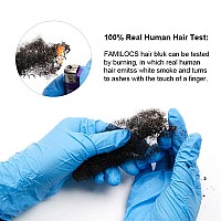 Familocs Afro Kinky Bulk Human Hair For Draedlock Extensions Repair Locs Twists And Braids 12 Inch 30G1Oz Natural Black 1B