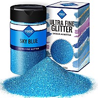 Blue Glitter, YGDZ Blue Fine Glitter, Body Glitter 140G /4.93OZ, Glitter for Crafts, Festival Glitter, Nail Glitter, Craft Glitter for Resin Arts Tumbler, Christmas Decor