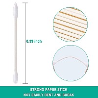 400 Pack Cotton Swab Individually Wrapped Individually Wrapped Double Tipped Cotton Swabs Paper Sticks Cotton Budswhite Round