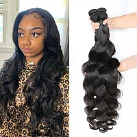 Yisea 12A Human Hair Bundles Body Wave 4 Bundles 28 26 24 22 Inches Brazilian Virgin 100 Unprocessed Human Hair Body Wavy Bun