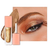 Oulac Liquid Glitter Eyeshadow Liquid Eyeshadow Metallic Eyeshadow Golden Liquid Eyeliner Shimmer Eye Noncreasing Lightweight