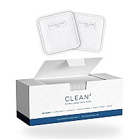 Clean Skin Club Clean Pads 2.0 [NEW & IMPROVED EDGES] Guaranteed Not to Shed & Tear Face Pads, Unique Triple Layers, Textured & Ultra Soft Side, Organic Disposable Cotton, Pair with Makeup Remover