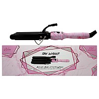 Aria Beauty Hair Waver Tool - Pink Marble, 25mm, All Hair