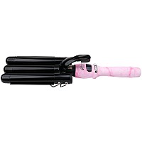 Aria Beauty Hair Waver Tool - Pink Marble, 25mm, All Hair