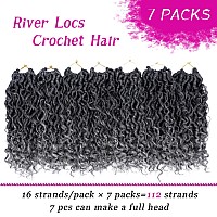 Goddess Locs Crochet Hair 10 Inch 7 Packs Faux Locs Crochet Hair For Black Women Boho Locs Crochet Braids Pre Looped River Loc