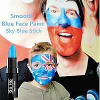 Go Ho Makeup Sky Blue Creamblendable Stick Body Paint Professional Sfx Makeupsafe Facepaint Noselip Smacking For Halloween