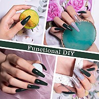 Mobray Gel Nail Polish Drak Green Gel Polish 15Ml Pink Color Gel 05Oz Soak Off U V Led Gel Nail Varnish Professional Nail Art M