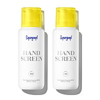 Supergoop Handscreen Spf 40 Pack Of 2 676 Fl Oz Preventative Hand Cream For Dry Cracked Hands Fastabsorbing Nongreas