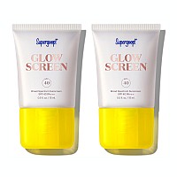 Supergoop Glowscreen Spf 40 05 Fl Oz Pack Of 2 Glowy Primer Broad Spectrum Sunscreen Helps Filter Blue Light Boos