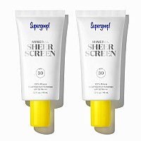 Supergoop Mineral Sheerscreen Spf 30 Pa 15 Fl Oz Pack Of 2 100 Mineral Broad Spectrum Face Sunscreen Primer Help