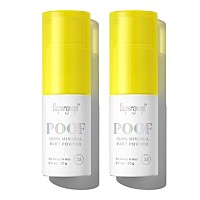 Supergoop Poof 100 Mineral Part Powder 071 Oz Pack Of 2 Spf 35 Pa Scalp Sunscreen With Broad Spectrum Uv Protection