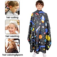 Pelocapa Barber Capes For Kids Hair Cutting Cape Salon Hairdressing Cape For Boys Girls Waterproof Light Weight Machine Wash