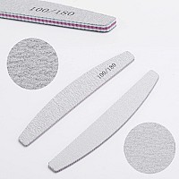 35 Count Nail Files And Buffers 100180 Grit Professional Sponge Nail File Manicure Tools For Natural Nails And Acrylic Nails