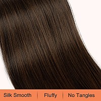 Seikea 28 Drawstring Ponytail Extension For Black Women Long Straight Fake Hair Natural Soft Clip In Hair Extensions Synthetic