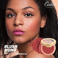 Oulac Matte Blush Makeup Highly Pigmented Cream Blush Natural Matte Glow Shape Highlight Face Crueltyfree Blush With Rose