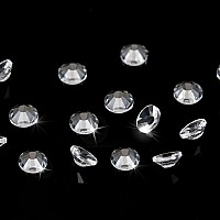 Novani Rhinestones Glass Rhinestones For Crafts Nail Gems Clear Stones Jewels Round Gemstones Nonhotfix Crystal Ss10 1440 Piece