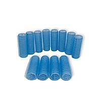 Admiring Hair Roller 12Pcs Roller Curler For Medium Short Hair Heatless Roller For Bangs Lightblue