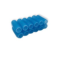 Admiring Hair Roller 12Pcs Roller Curler For Medium Short Hair Heatless Roller For Bangs Lightblue