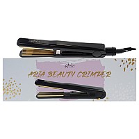 Aria Beauty Titanium Crimper - Adjustable Heat for Volume