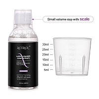 Actrol Eyelash Cleanser Concentrate 200Ml Lavender Professional Lash Shampoo Foaming Cleanser Lash Wash Concentrate For Extensio