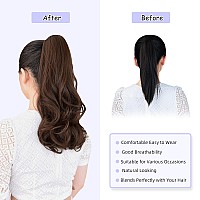 Ponytail Extension16 Claw Clip Hair Extensions Ponytail Short Curly Hair Hair Extension Natural Looking Synthetic Hairpiece Fo