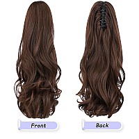 Ponytail Extension16 Claw Clip Hair Extensions Ponytail Short Curly Hair Hair Extension Natural Looking Synthetic Hairpiece Fo