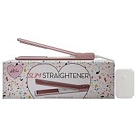 Aria Beauty Slim Hair Straightener - Pink - Dual Voltage