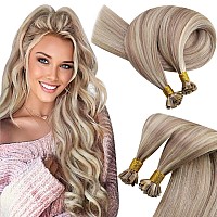 Sunny Hair Flat Tip Human Hair Extensions Blonde Highlight Flat Tips Remy Hair Extensions Pre Bonded Flat Tip Fusion Hair Extens