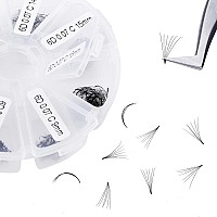 Volume Lash Extensions 6D Premade Fans Eyelash Extensions 500 Pcs 007Mm 916Mm Mixed Cd Curl Short Stem Premade Volume Eyelash