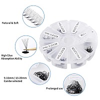 Volume Lash Extensions 6D Premade Fans Eyelash Extensions 500 Pcs 007Mm 916Mm Mixed Cd Curl Short Stem Premade Volume Eyelash