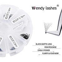 Volume Lash Extensions 6D Premade Fans Eyelash Extensions 500 Pcs 007Mm 916Mm Mixed Cd Curl Short Stem Premade Volume Eyelash