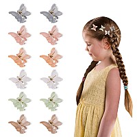 Mini Butterfly Hair Accessories Tiny Claw Clips For Girls And Women 90S Cute Hair Clips For Toddlers