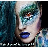 Mysense Dark Green Face Body Paint Stick Eye Black Stick For Football Baseball Softball Cream Body Painting For Halloween Sfx